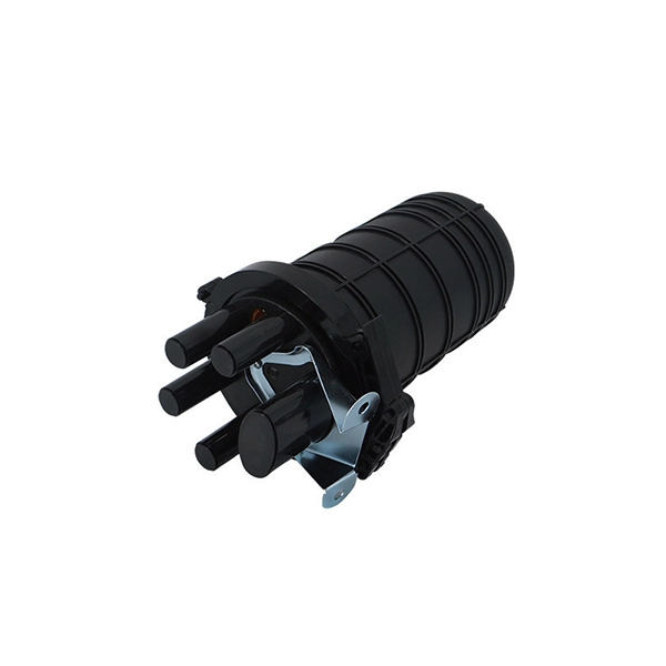 What conduits connect to both sides of the fiber optic patch panel 