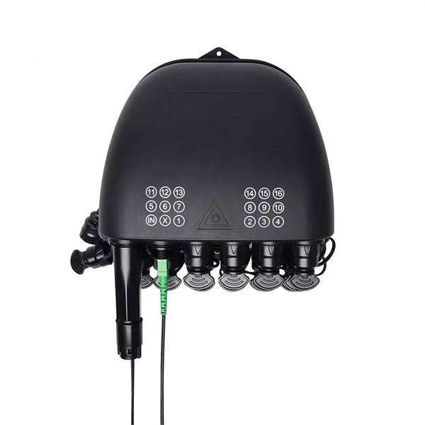 How to connect an empty 12-core fiber optic terminal box 