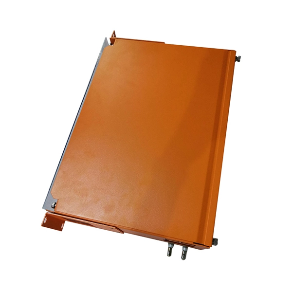 What equipment should be installed in the electrical distribution box on the construction site 